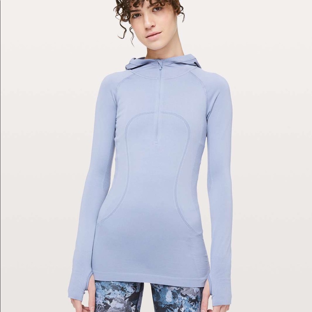 New Lululemon Tech Hoodie 1/2 Zip Sz 6